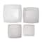 Hello Honey® Matte White Square Stoneware Scalloped Edge Serving Dish Set